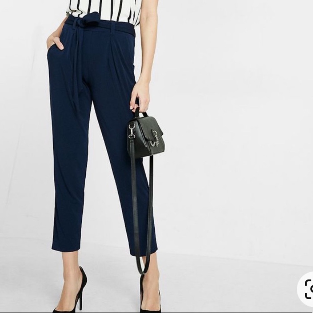 Express Soft Jersey Sash Tie Pants